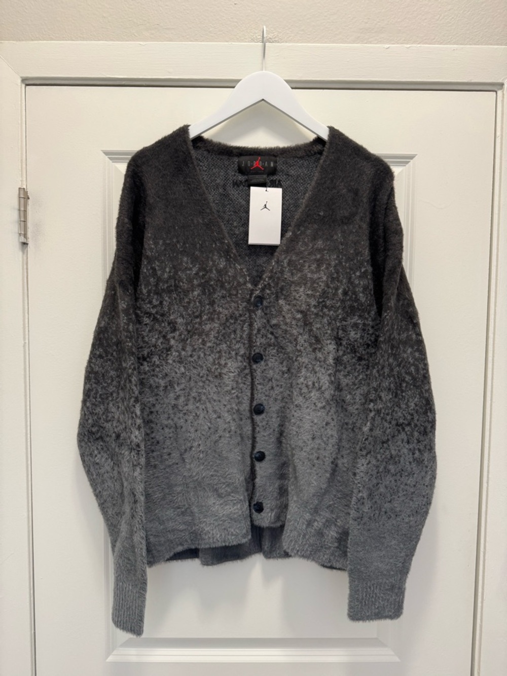 Air Jordan Brand Cardigan Dark Smoke